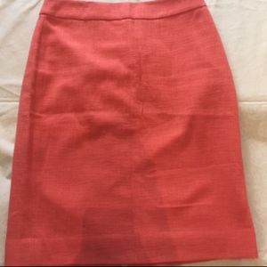 JCrew Coral skirt Size 2